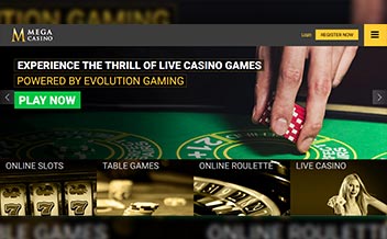 Screenshot 1 Mega Casino