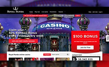 Screenshot 1 Royal Panda Casino
