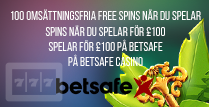 Spela för £100 på Betsafe Casino och få 100 Cash Spins