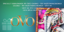 OVO Casino ger dig 200% extra när du sätter in €10